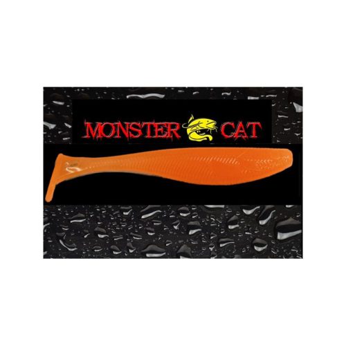 MONSTER CAT  RATLLIN csörgős gumihal - Orange 10 cm