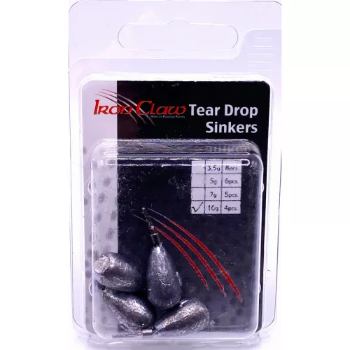 IRON CLAW Tear Drop Sinker ólom 10g / 4db