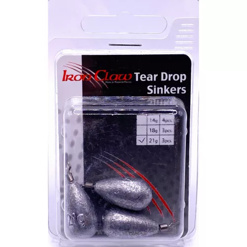 IRON CLAW Tear Drop Sinker ólom 21g / 3db