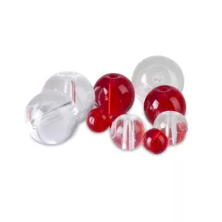 IRON CLAW Glass Beads clear ütközőgyöngy 8mm / 15db