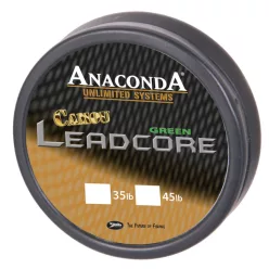   ANACONDA Camou szuper puha, fonott leadcore előkezsinór zöld 45lb / 10m