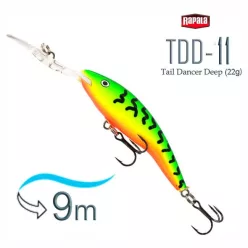   RAPALA DEEP TAIL DANCER® 11 BLT - Mélyretörő wobbler 11cm 22g