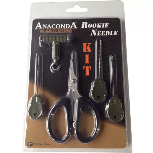 ANACONDA Rookie Needle bojli fúró/fűzőtű/húzó/olló szett / 5 részes