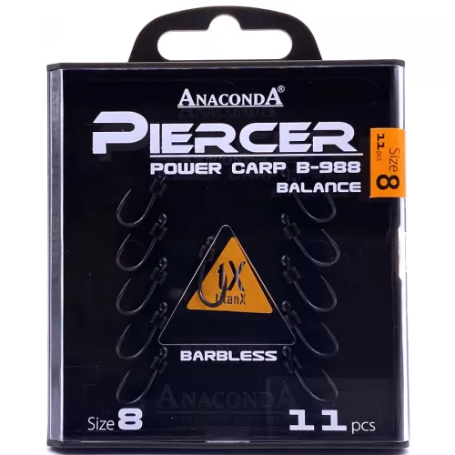 ANACONDA Piercer Power Carp B-988  szakállnélküli