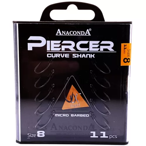 ANACONDA  Piercer CurveShank  mikroszakállas