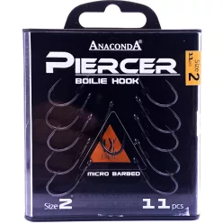   ANACONDA Piercer Boilie Hook  mikroszakállas / méret 2 / 11db