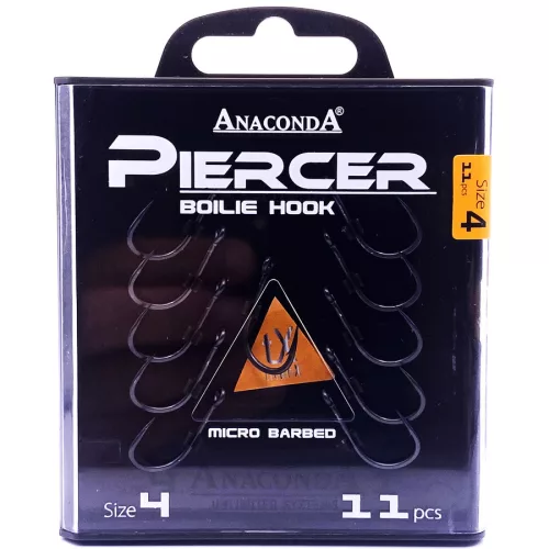 ANACONDA Piercer Boilie Hook  mikroszakállas / méret 4 / 11db