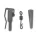ANACONDA Easy Lock Lead Clip zöld / 5db