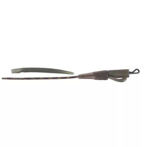 ANACONDA LL SafetyClipQuickChange 35lb előkötött leadcor / 80cm / Camou Green / 2db