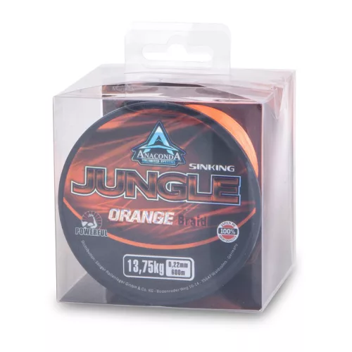 ANACONDA Jungle Orange Sűllyedő fonott zsinór 600m