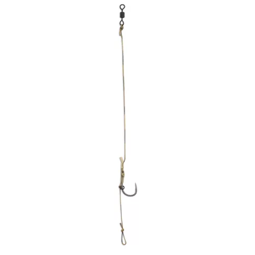 ANACONDA Piercer AT Snowman Combi Chod Rig MB előkötött horog, bevonatos zsinór 30lb / 15cm / 2db