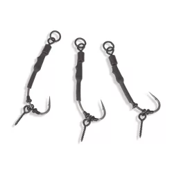   ANACONDA Piercer Ronnie Rig Curve Shank mikró szakállas pontyozó horog / 4 / 3db