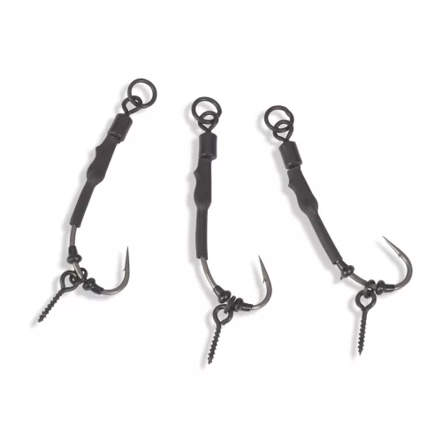 ANACONDA Piercer Ronnie Rig Curve Shank Micro Barb szerelt pontyozó horog