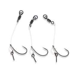   ANACONDA Piercer Chod Rig Curve Shank mikroszakállas előkötött  pontyozó horog / 6 / 3db