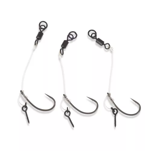 ANACONDA Piercer Chod Rig Curve Shank mikroszakállas előkötött  pontyozó horog / 6 / 3db