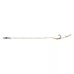   Anaconda Piercer AT Snowman B-988 Wide Gape Rig Micro Barb előkötött horog  / horog 1 / mikroszakállas / 35lb /2db