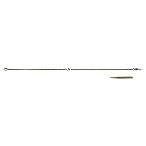 Anaconda Jungle Quick Change Leadcore Leaders / Green / 50lb / 80cm / 3db