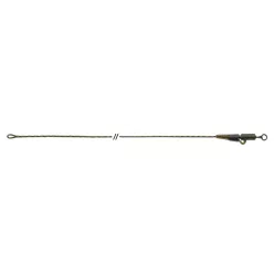   Anaconda Jungle Flexi Ring Swivel Safety Clip Leadcore Leaders / Green / 60lb / 80cm / 3db