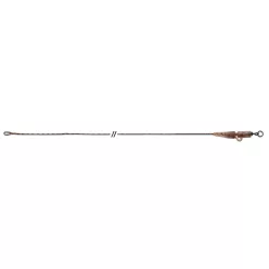   Anaconda Jungle Flexi Ring Swivel Safety Clip Leadcore Leaders / Brown / 50lb / 80cm / 3db