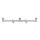 ANACONDA Gunmetal 3 Rod Goal Post Buzzer profi aluminium kereszttartó / 16mm