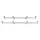 ANACONDA Gunmetal 4 Rod Goal Post Buzzer profi aluminium kereszttartó / 60cm