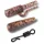 ANACONDA Jungle Brown QL Saftey Lead Clip szett /5db