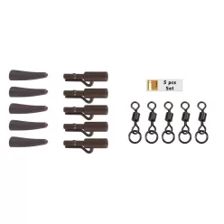 ANACONDA 360° Flex Ring Swivel Saftey Clip Kit Brown 5db