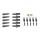 ANACONDA Quick Change Saftey Lead Clip Kit Army Green 5db