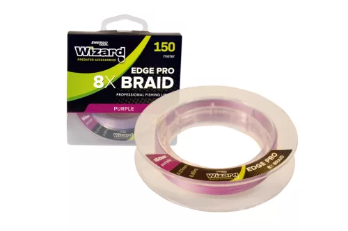 WIZARD EDGE PRO VIOLET 8X 0.12MM BRAID 150M 11,12KG