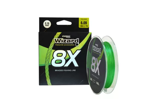 WIZARD 8X FONOTT ZSINÓR LIME GREEN 0,20 MM 15,92KG 135M