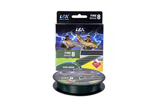 WIZARD FINE BRAID 8 0,2 150M 13KG DARK GREEN