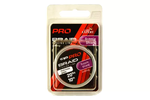 CARP EXPERT PRO SUPPLE SHIELD FONOTT BEVONATOS SÜLLYEDŐ ELŐKEZSINÓR 30LBS  MOSS GREEN 10M