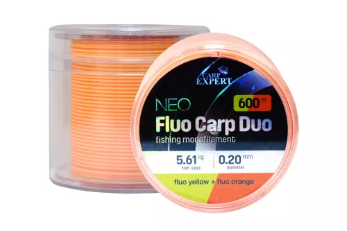 CARP EXPERT NEO FLUO CARP DUO 0,35MM 600MFLUO YELLOW + FLUO ORANGE 14,71KG