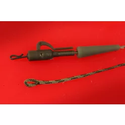   CARP EXPERT ELŐKÖTÖTT LEADCORE SZERELÉK GYORSKAPOCCSAL ZÖLD 3 DB/CSOMAG