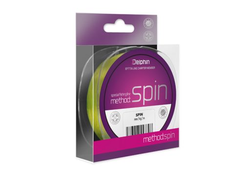 Delphin METHOD SPIN  sárga | 0,18mm 3,0kg 200m