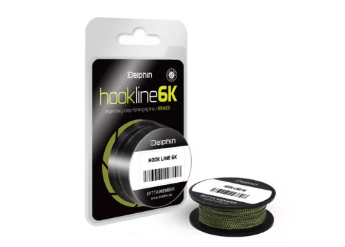 Delphin HOOKLINE 6K grass | 15lbs 20m