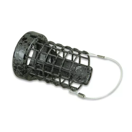 MS RANGE feeder etetőkosár rozsdamentes acél / zöld / 40g / 27X42mm