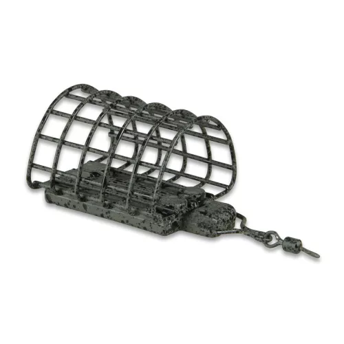 MS RANGE feeder etetőkosár rozsdamentes acél / zöld / 80g / 32X24X32mm