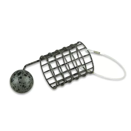 MS RANGE feeder etetőkosár rozsdamentes acél zöld / 40g / 27X32mm
