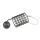MS RANGE feeder etetőkosár rozsdamentes acél zöld / 60g / 27X32mm