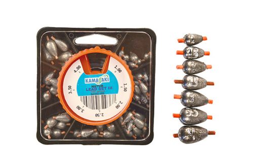 KAMASAKI III. BETÉTES CSEPPÓLOM KÉSZLET 1-4G NATUR 150G