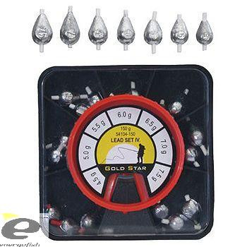 KAMASAKI IV. BETÉTES CSEPPÓLOM KÉSZLET 4,5-7,5G NATUR 150G