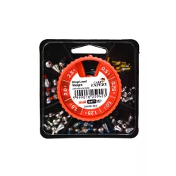   CARP EXPERT SMALL BETÉTES CSEPPÓLOM KÉSZLET 0,5-2,5G NATUR  115G