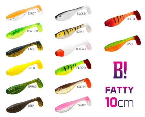 BOMB! Gumihal Fatty / 5db | 10cm/SPRING