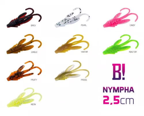 BOMB! Gumihal Nympha / 10db | 2,5cm/FROGS