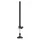 MS RANGE Support Leg versenyláda kiegészítő / oldalsó tálca állítható aluminium láb / 55-86cm