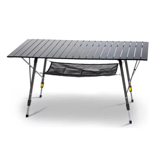ANACONDA Travel Desk összecsukható aluminium kemping asztal / 122X70cm