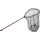 IRON CLAW Folded Mag Scoop / ragadozóhalas merítőháló / gumirozott 66 X 66cm háló / 120cm nyél