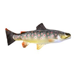 EnergoTeam PILLOW THE MINI BROWN TROUT 36 CM
