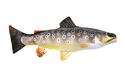 EnergoTeam PILLOW THE MINI BROWN TROUT 36 CM